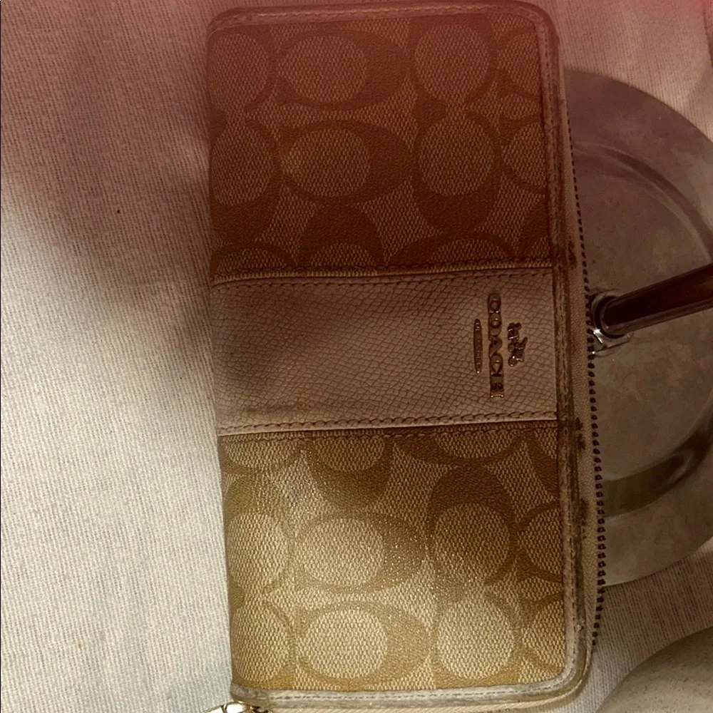 Coach Tan and Cream Women's Bag